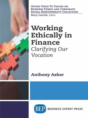 cover image of Working Ethically in Finance